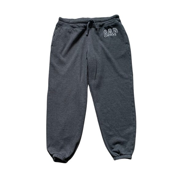 GAP Logo Joggers in DARK HEATHER GRAY Size MEDIUM - Picture 5 of 13